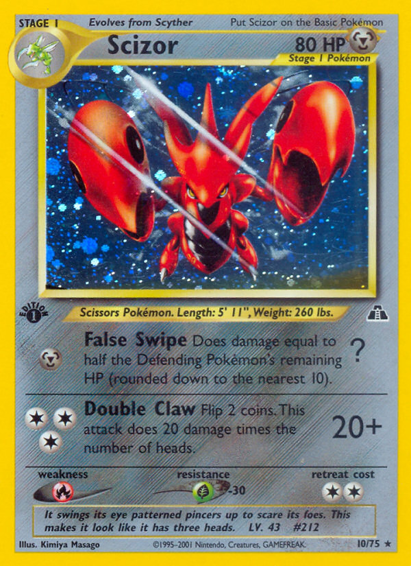 Scizor (10/75) [Neo Discovery 1st Edition] - Card Brawlers | Quebec | Canada | Yu-Gi-Oh!