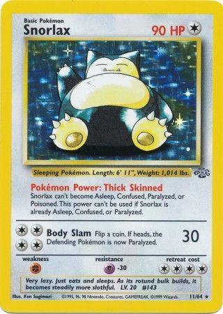 Snorlax (11/64) [Jungle Unlimited] - Card Brawlers | Quebec | Canada | Yu-Gi-Oh!