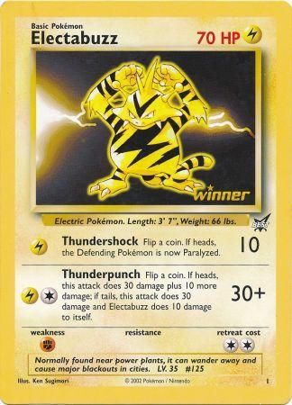 Electabuzz (1) (Jumbo Card) [Best of Promos] - Card Brawlers | Quebec | Canada | Yu-Gi-Oh!