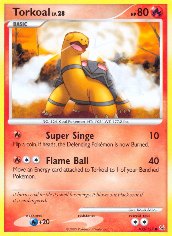 Torkoal (100/127) [Platinum: Base Set] - Card Brawlers | Quebec | Canada | Yu-Gi-Oh!