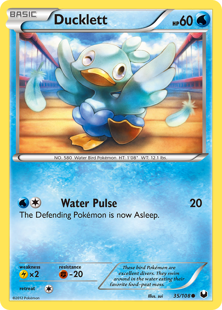 Ducklett (35/108) [Black & White: Dark Explorers] - Card Brawlers | Quebec | Canada | Yu-Gi-Oh!