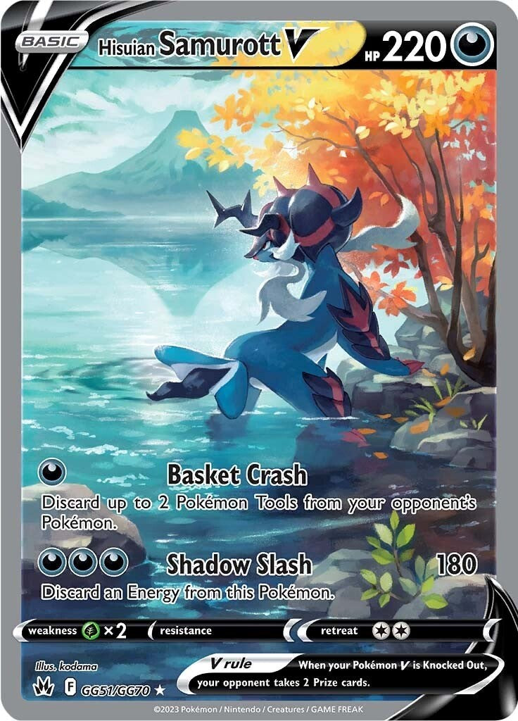 Hisuian Samurott V (GG51/GG70) [Sword & Shield: Crown Zenith] - Card Brawlers | Quebec | Canada | Yu-Gi-Oh!