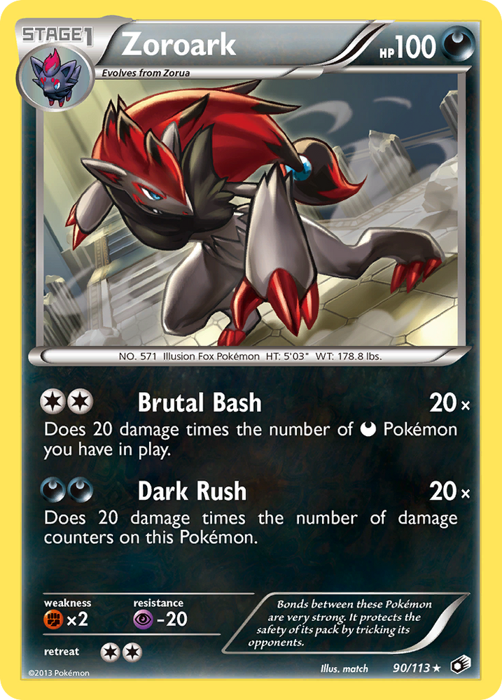 Zoroark (90/113) [Black & White: Legendary Treasures] - Card Brawlers | Quebec | Canada | Yu-Gi-Oh!