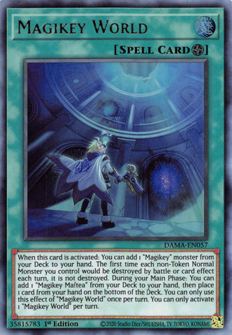 Magikey World [DAMA-EN057] Ultra Rare - Card Brawlers | Quebec | Canada | Yu-Gi-Oh!