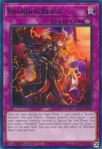 Branded Beast [MP23-EN209] Rare - Card Brawlers | Quebec | Canada | Yu-Gi-Oh!