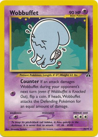 Wobbuffet (35/75) [Neo Discovery Unlimited] - Card Brawlers | Quebec | Canada | Yu-Gi-Oh!