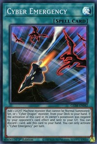 Cyber Emergency [GEIM-EN042] Super Rare - Card Brawlers | Quebec | Canada | Yu-Gi-Oh!