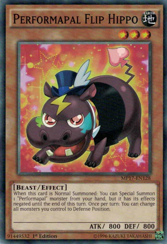 Performapal Flip Hippo [MP17-EN128] Common - Card Brawlers | Quebec | Canada | Yu-Gi-Oh!