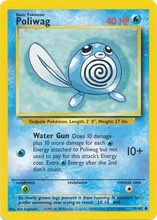 Poliwag (59/102) [Base Set Unlimited] - Card Brawlers | Quebec | Canada | Yu-Gi-Oh!