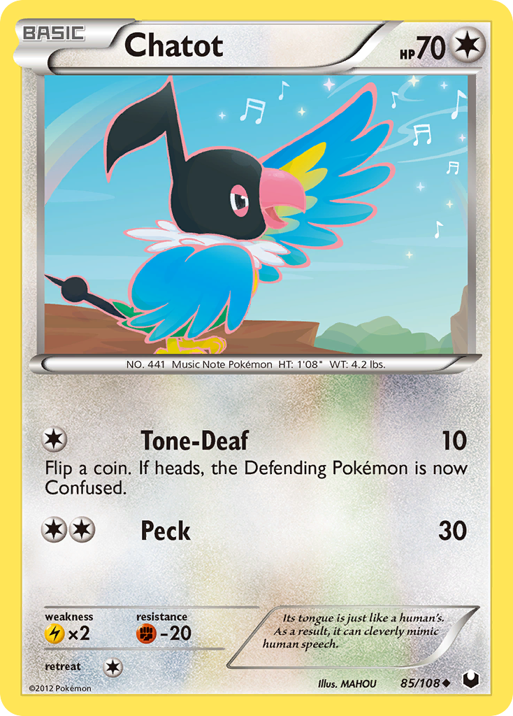 Chatot (85/108) [Black & White: Dark Explorers] - Card Brawlers | Quebec | Canada | Yu-Gi-Oh!