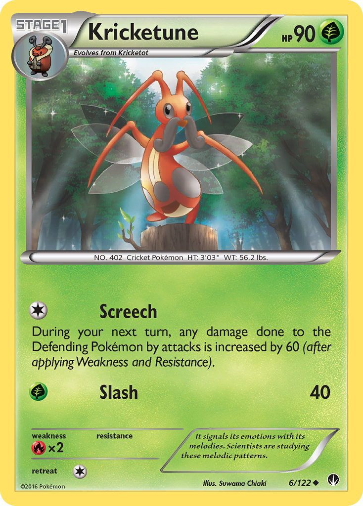 Kricketune (6/122) [XY: BREAKpoint] - Card Brawlers | Quebec | Canada | Yu-Gi-Oh!