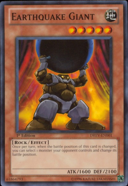 Earthquake Giant [DREV-EN001] Common - Yu-Gi-Oh! - Card Brawlers | Quebec | Canada |