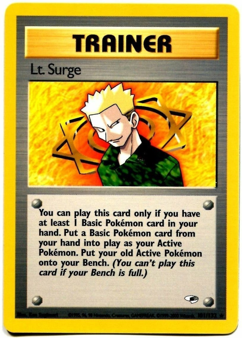 Lt. Surge (101/132) [Gym Heroes Unlimited] - Card Brawlers | Quebec | Canada | Yu-Gi-Oh!