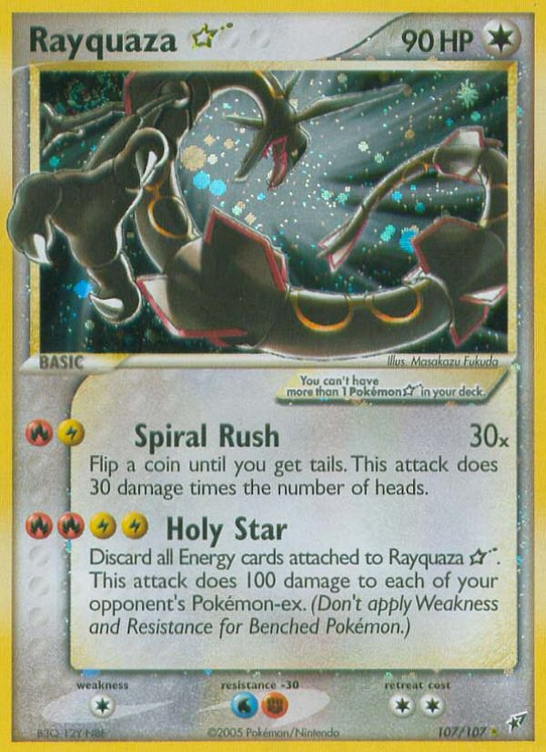 Rayquaza Star (107/107) [EX: Deoxys] - Card Brawlers | Quebec | Canada | Yu-Gi-Oh!