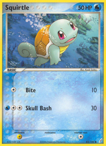 Squirtle (63/100) [EX: Crystal Guardians] - Card Brawlers | Quebec | Canada | Yu-Gi-Oh!