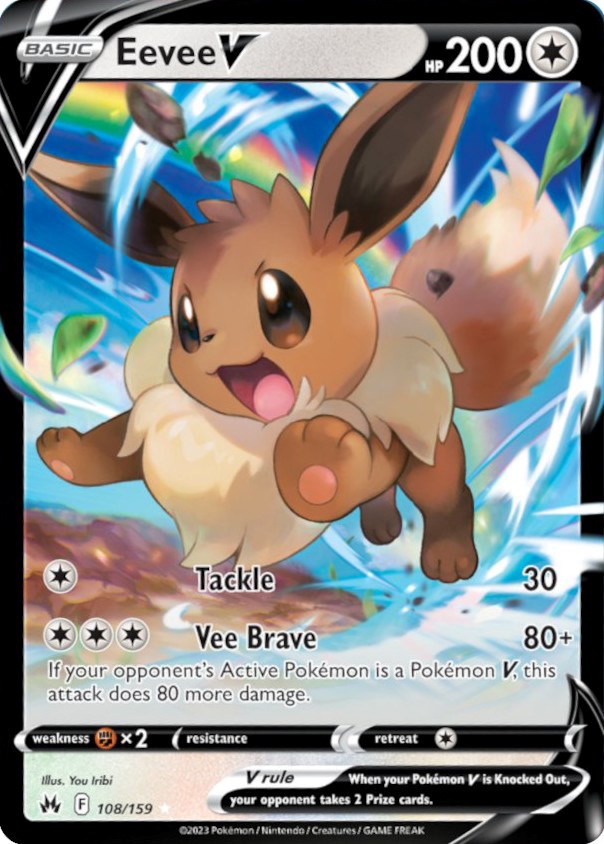 Eevee V (108/159) [Sword & Shield: Crown Zenith] - Card Brawlers | Quebec | Canada | Yu-Gi-Oh!