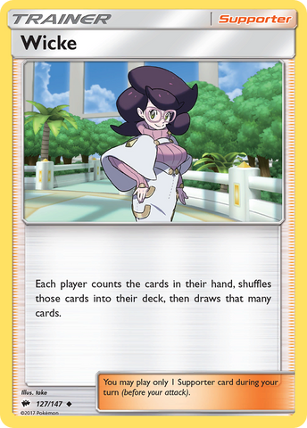 Wicke (127/147) [Sun & Moon: Burning Shadows] - Card Brawlers | Quebec | Canada | Yu-Gi-Oh!