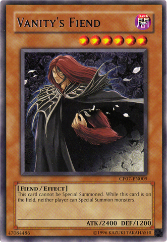 Vanity's Fiend [CP07-EN009] Rare - Yu-Gi-Oh! - Card Brawlers | Quebec | Canada |