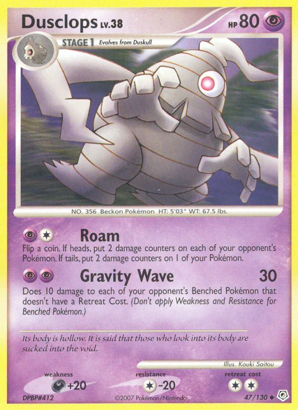 Dusclops (47/130) [Diamond & Pearl: Base Set] - Card Brawlers | Quebec | Canada | Yu-Gi-Oh!