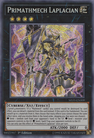 Primathmech Laplacian [MYFI-EN009] Secret Rare - Card Brawlers | Quebec | Canada | Yu-Gi-Oh!