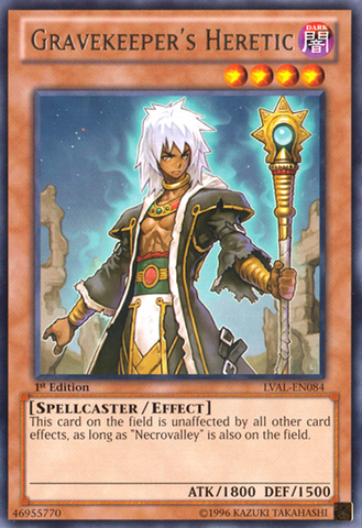 Gravekeeper's Heretic [LVAL-EN084] Rare - Yu-Gi-Oh! - Card Brawlers | Quebec | Canada |