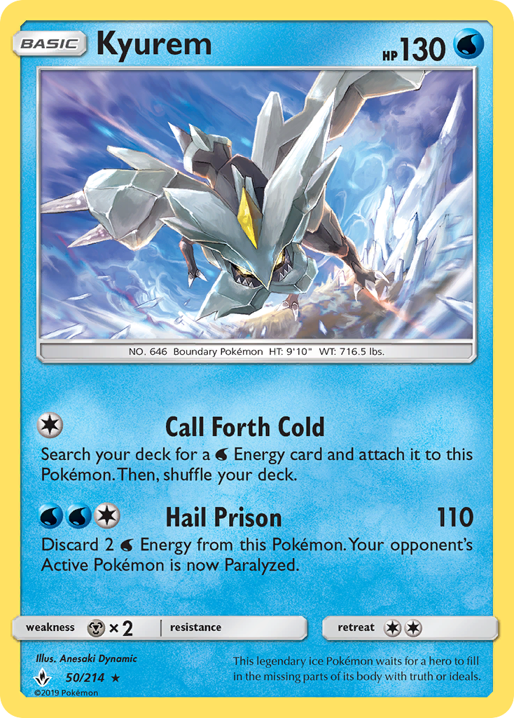 Kyurem (50/214) [Sun & Moon: Unbroken Bonds] - Card Brawlers | Quebec | Canada | Yu-Gi-Oh!