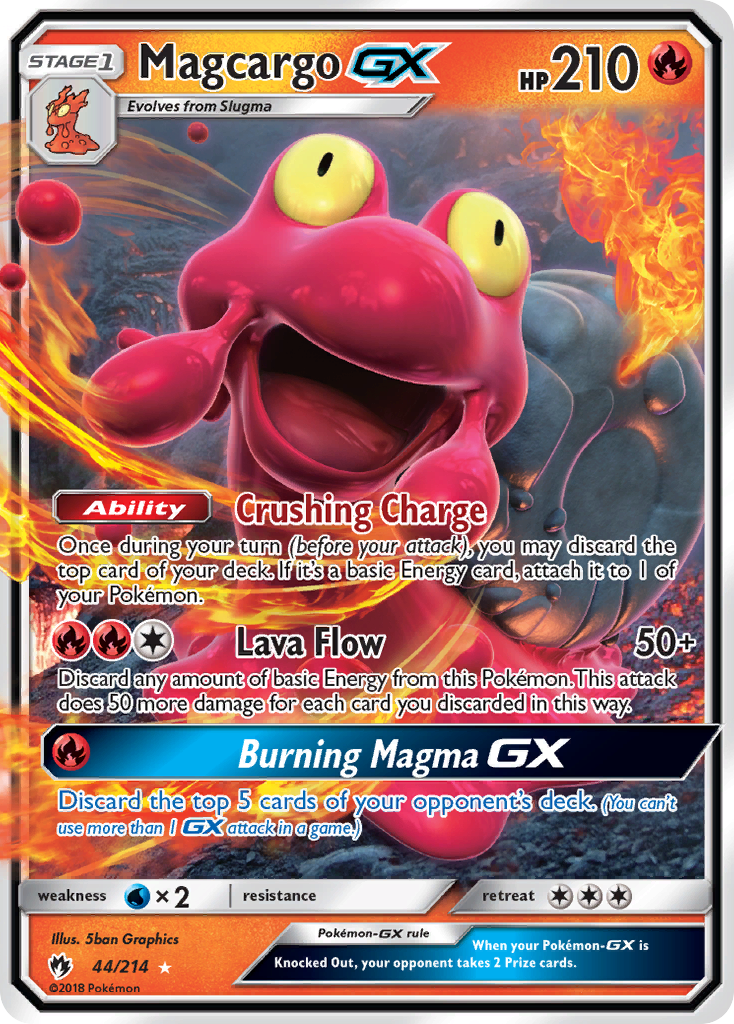 Magcargo GX (44/214) [Sun & Moon: Lost Thunder] - Card Brawlers | Quebec | Canada | Yu-Gi-Oh!