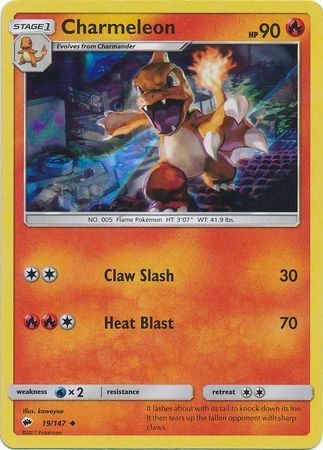 Charmeleon (19/147) (Premium Collection Promo) [Sun & Moon: Burning Shadows] - Card Brawlers | Quebec | Canada | Yu-Gi-Oh!