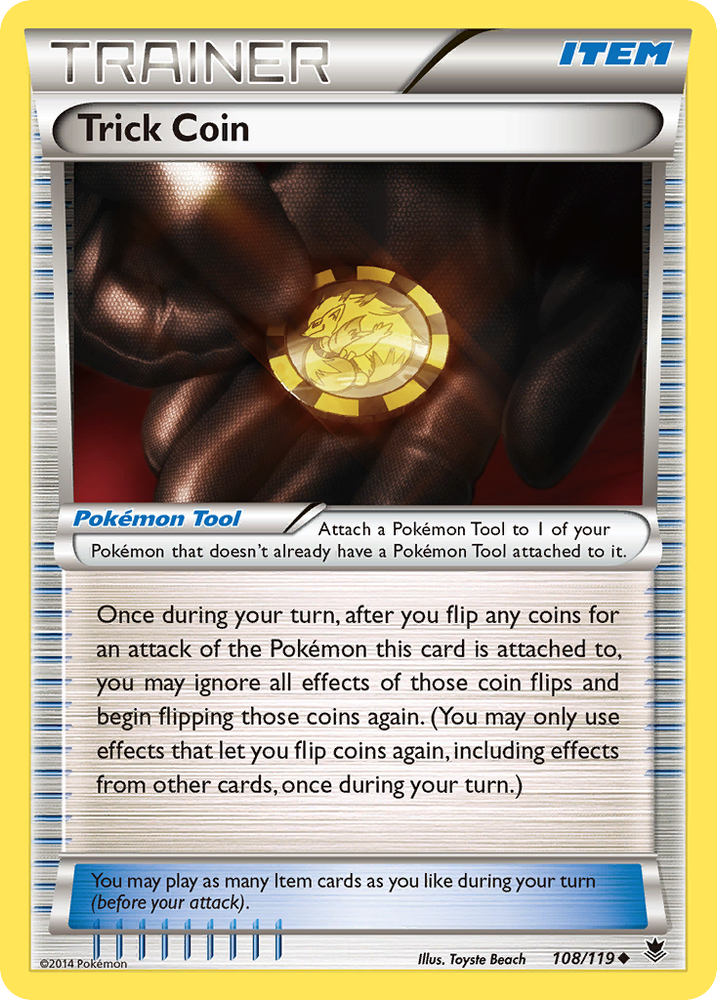 Trick Coin (108/119) [XY: Phantom Forces] - Card Brawlers | Quebec | Canada | Yu-Gi-Oh!