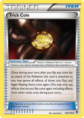 Trick Coin (108/119) [XY: Phantom Forces] - Card Brawlers | Quebec | Canada | Yu-Gi-Oh!