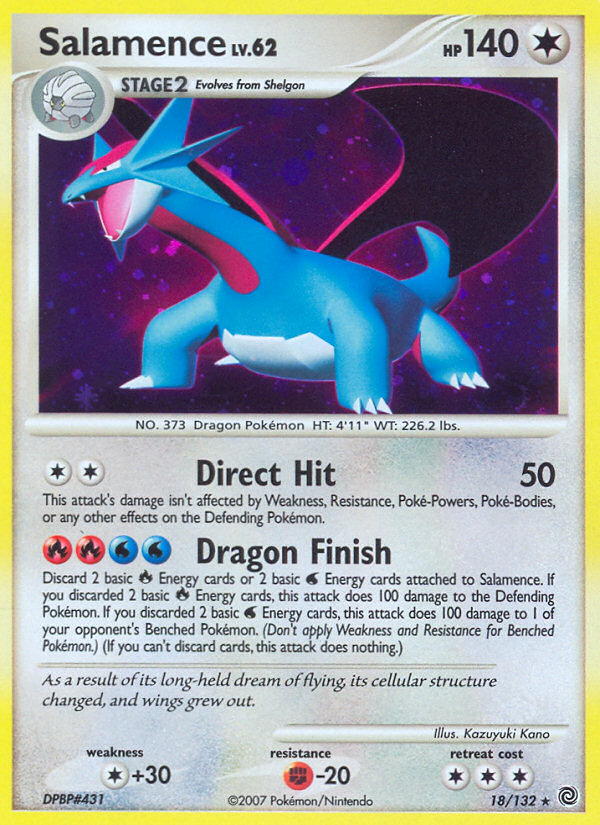 Salamence (18/132) [Diamond & Pearl: Secret Wonders] - Card Brawlers | Quebec | Canada | Yu-Gi-Oh!