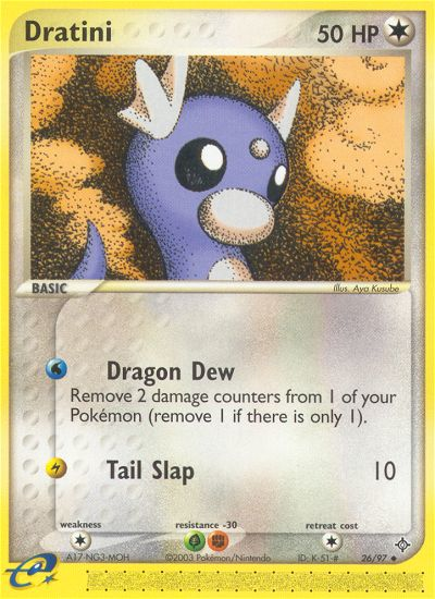 Dratini (26/97) [EX: Dragon] - Card Brawlers | Quebec | Canada | Yu-Gi-Oh!