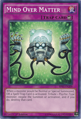 Mind Over Matter [BP03-EN209] Common - Yu-Gi-Oh! - Card Brawlers | Quebec | Canada |