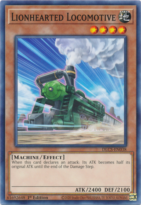 Lionhearted Locomotive [DLCS-EN038] Common - Card Brawlers | Quebec | Canada | Yu-Gi-Oh!