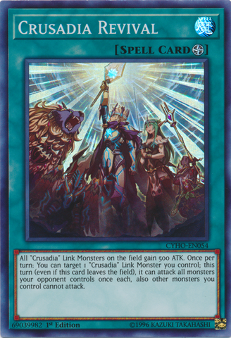 Crusadia Revival [CYHO-EN054] Super Rare - Yu-Gi-Oh! - Card Brawlers | Quebec | Canada |