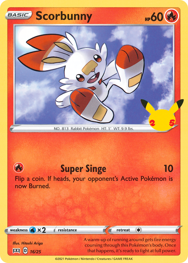 Scorbunny (16/25) [McDonald's 25th Anniversary] - Card Brawlers | Quebec | Canada | Yu-Gi-Oh!