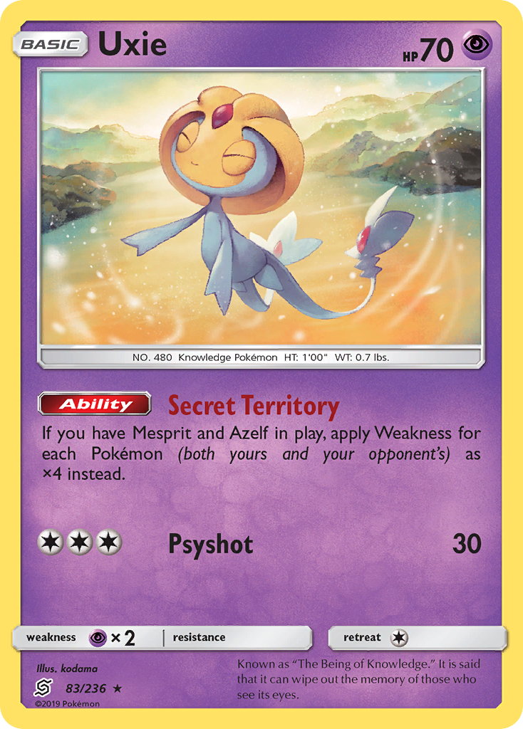Uxie (83/236) [Sun & Moon: Unified Minds] - Card Brawlers | Quebec | Canada | Yu-Gi-Oh!