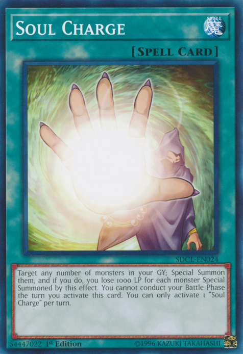 Soul Charge [SDCL-EN024] Common - Card Brawlers | Quebec | Canada | Yu-Gi-Oh!