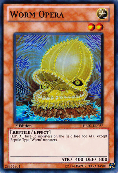 Worm Opera [HA02-EN052] Super Rare - Card Brawlers | Quebec | Canada | Yu-Gi-Oh!