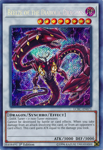 Beelze of the Diabolic Dragons [LCKC-EN071] Secret Rare - Card Brawlers | Quebec | Canada | Yu-Gi-Oh!