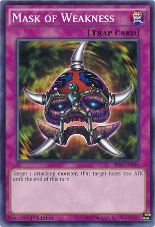 Mask of Weakness [BP03-EN190] Common - Card Brawlers | Quebec | Canada | Yu-Gi-Oh!