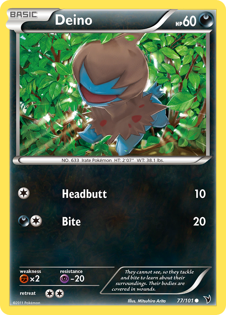 Deino (77/101) [Black & White: Noble Victories] - Card Brawlers | Quebec | Canada | Yu-Gi-Oh!
