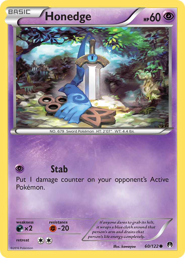 Honedge (60/122) [XY: BREAKpoint] - Card Brawlers | Quebec | Canada | Yu-Gi-Oh!