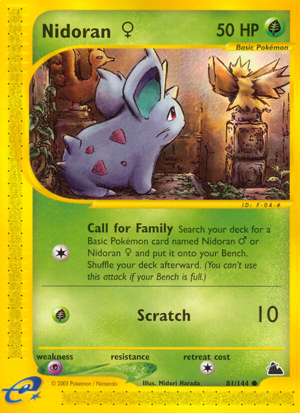 Nidoran (81/144) (Female) [Skyridge] - Card Brawlers | Quebec | Canada | Yu-Gi-Oh!