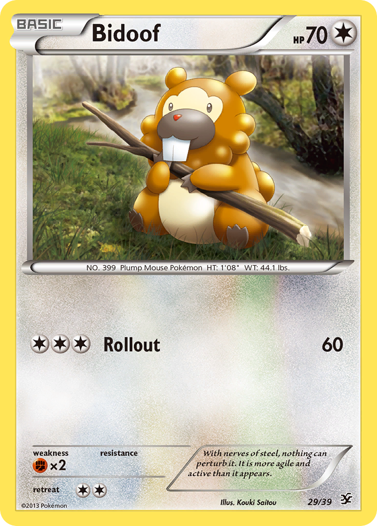 Bidoof (29/39) [XY: Kalos Starter Set] - Card Brawlers | Quebec | Canada | Yu-Gi-Oh!