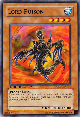 Lord Poison [GLD2-EN004] Common - Card Brawlers | Quebec | Canada | Yu-Gi-Oh!