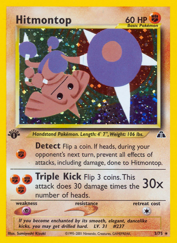 Hitmontop (3/75) [Neo Discovery 1st Edition] - Card Brawlers | Quebec | Canada | Yu-Gi-Oh!