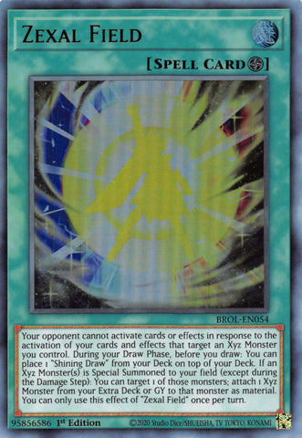 Zexal Field [BROL-EN054] Ultra Rare - Card Brawlers | Quebec | Canada | Yu-Gi-Oh!