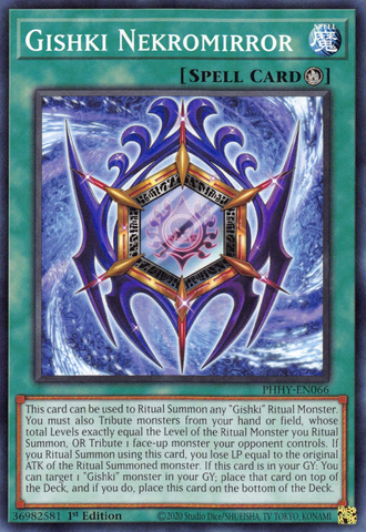 Gishki Nekromirror [PHHY-EN066] Common - Card Brawlers | Quebec | Canada | Yu-Gi-Oh!