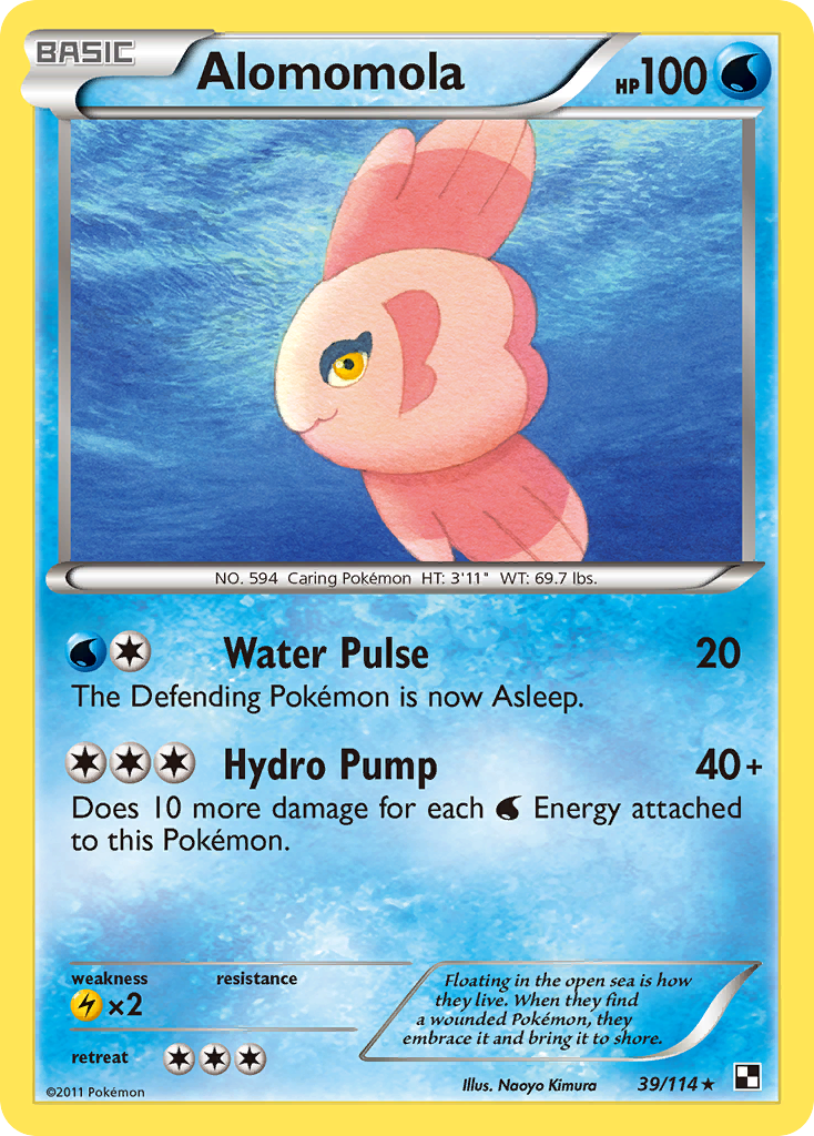 Alomomola (39/114) [Black & White: Base Set] - Card Brawlers | Quebec | Canada | Yu-Gi-Oh!